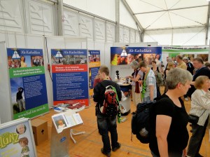 AK Stand auf dem Kirchentag