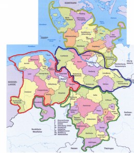 Neu-Aufteilung des Nordens