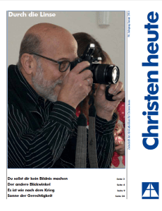 Titelfoto - Christen heute Januar 2014