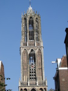 Der Turm des Domes von Utrecht (der Dom war einer der Tagungsorte)