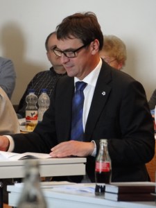 Ökumenischer Gast auf der Synode: Kirchenpräsident Dr. Volker Jung (Evangelische Kirche in Hessen und Nassau)