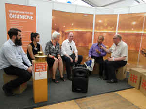 Gesprächsrunde zur Philippinisch Unabhängigen Kirche beim Ökumenischen Forum HafenCity